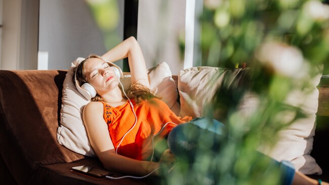 White noise can slow brainwaves, helping you feel more relaxed. Image: Getty