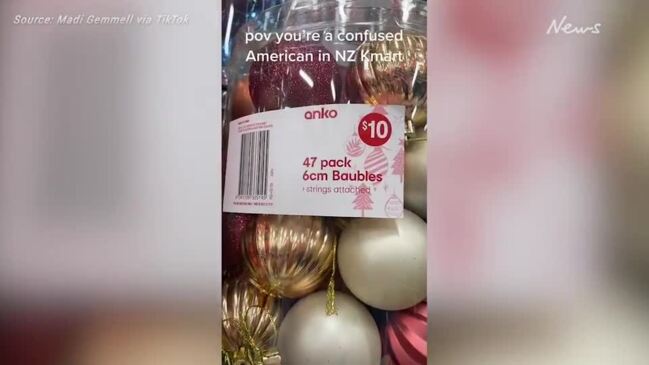 US expat loses it over the word \'baubles\' in NZ Kmart | news.com ...