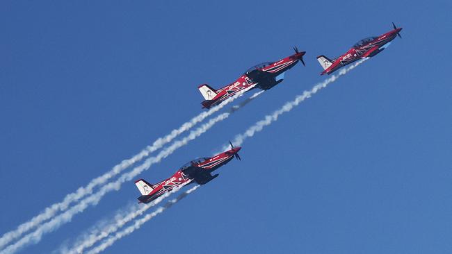 Roulettes at the Pacific Airshow at Surfers Paradise. Picture Glenn Hampson