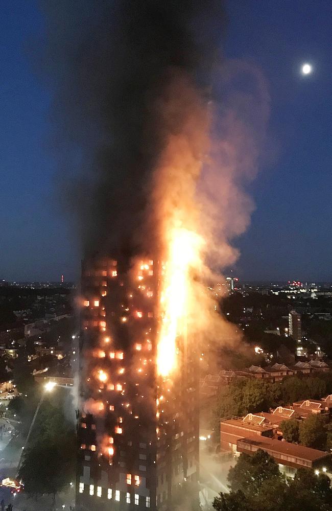 Horrific scenes. Residents ‘screamed and collapsed onto the street’, according to witnesses. Picture: Getty Images