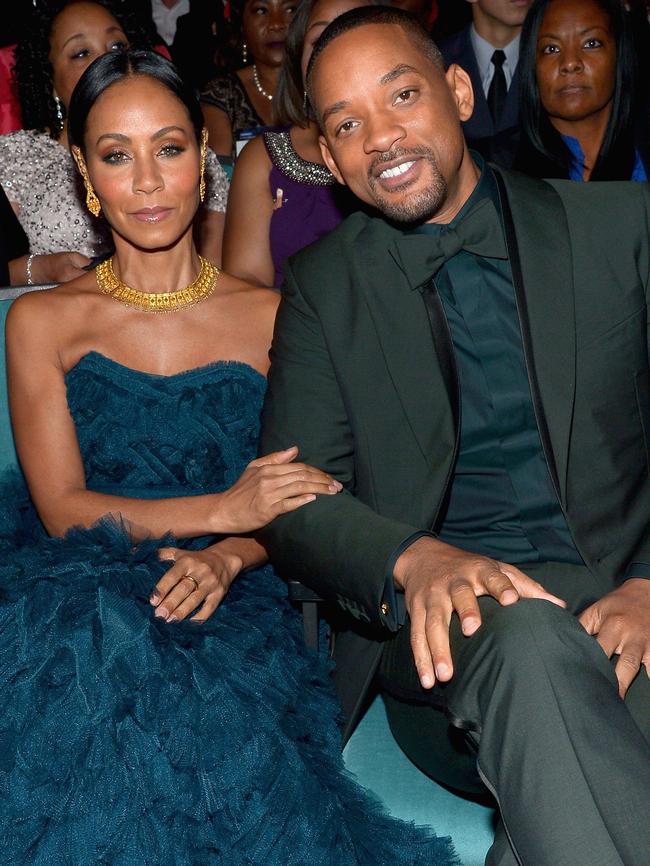 Jada Pinkett Smith and Will Smith. Picture: Charley Gallay/Getty