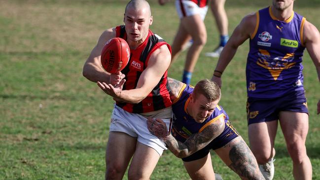 Jack Roughsedge on the go against Vermont. Picture: George Salpigtidis