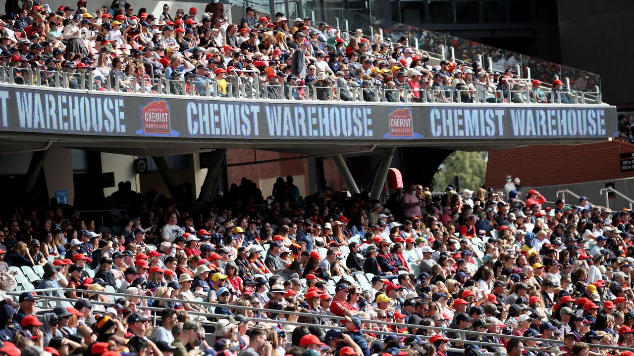 17th April, 2021: AFLW Grand Final at the Adelaide Oval. Photo by Kelly Barnes