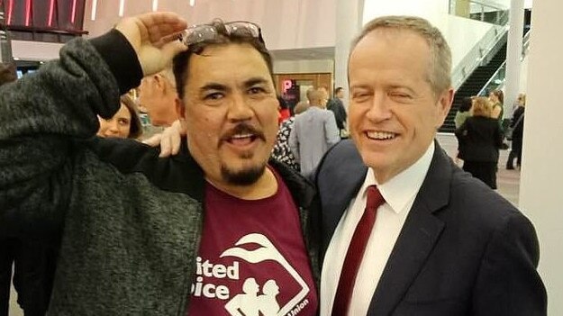 Bill Shorten says he’s never met dumped Northern Territory Labor candidate Wayne Kurnoth ... but here they are photographed together.