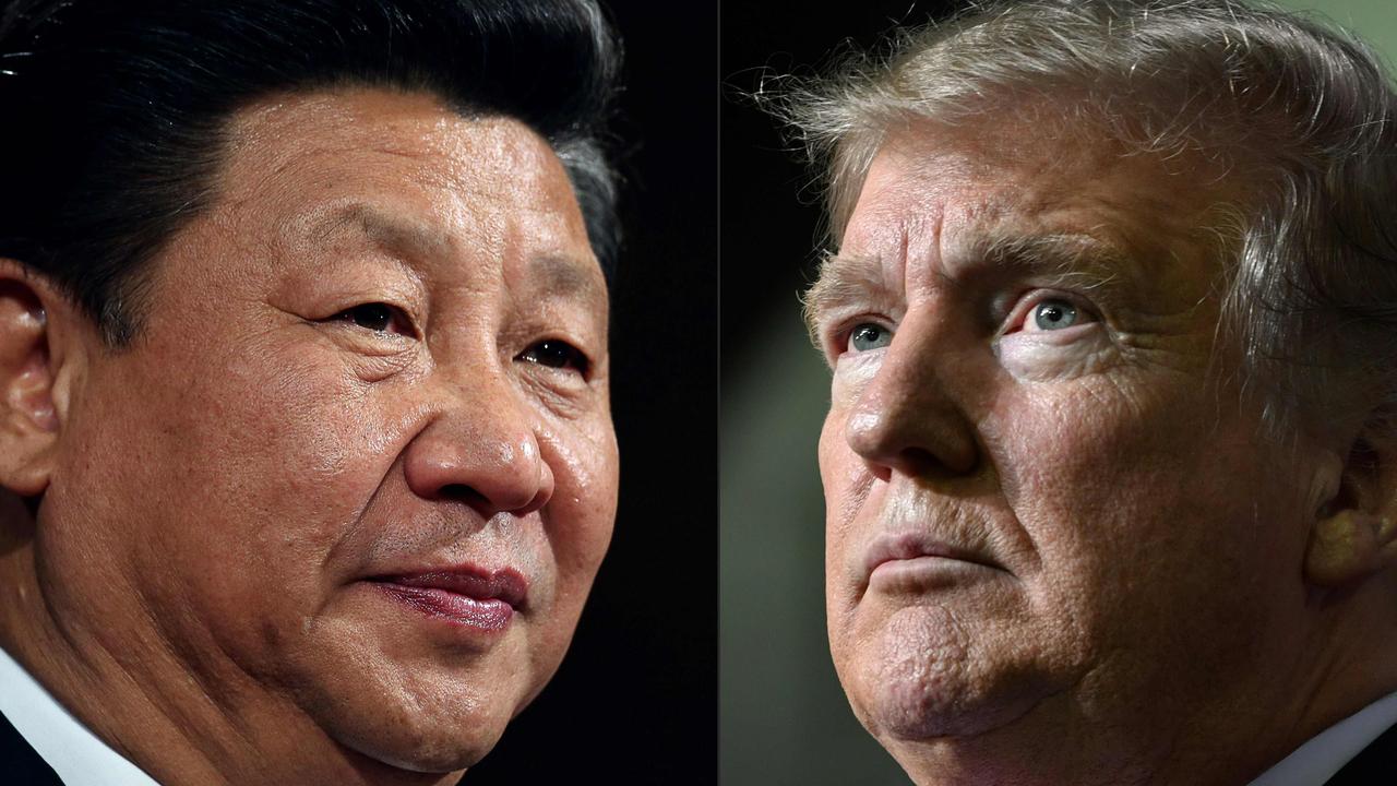 China's President Xi Jinping (L) and US President Donald Trump. Picture: Dan Kitwood and Nicholas Kamm / AFP.