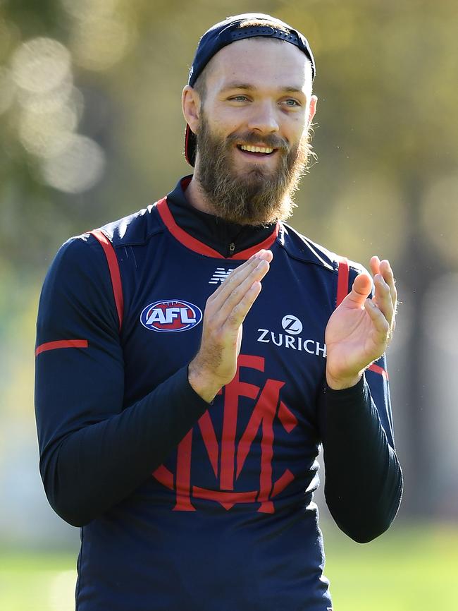 Max Gawn’s matchwinning goals are even more fun when he’s in your KFC SuperCoach team. Picture: Quinn Rooney/Getty Images