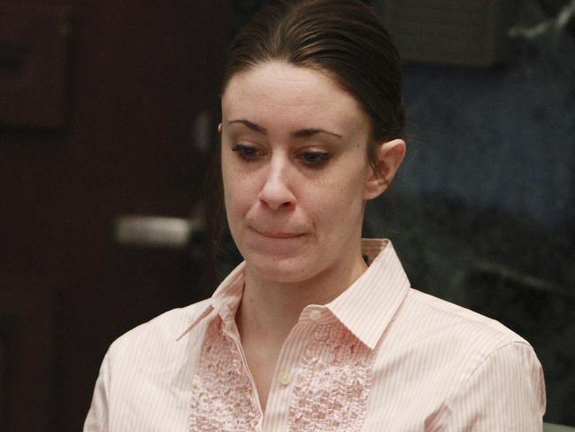 Casey Anthony during her trial. Picture: AP