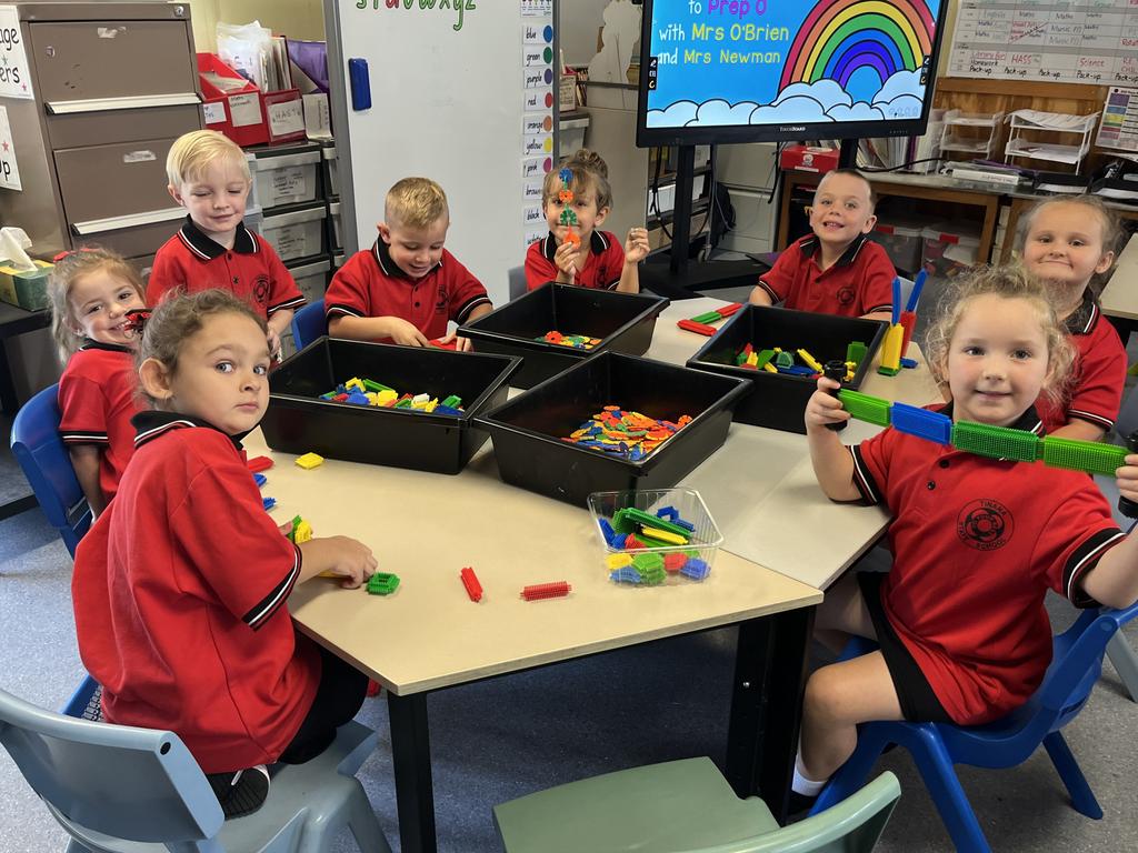 The Prep students at Tinana State School.