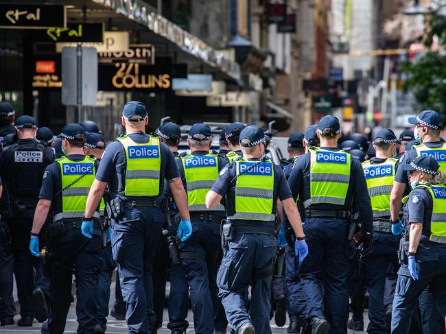 Police members have turned against the top cop. Picture: Sarah Matray