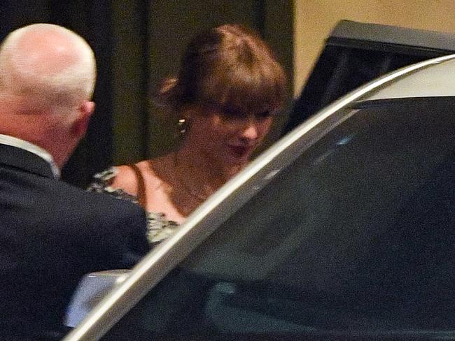 Newly single Taylor Swift was spotted enjoying a night off in Manhattan. Picture: TheImageDirect.com