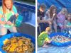 I fed my kids mass nachos from a baby's plastic pool