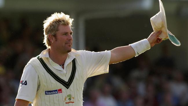 Shane Warne starred during the 2005 Ashes in England despite off-field struggles. Picture: Getty Images