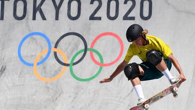 Australia's Keegan Palmer in action. Picture: Loic Venance/AFP