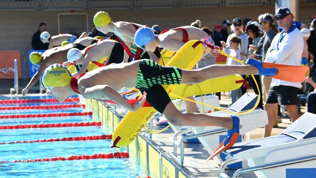 Action from the Pool Rescue Queensland Championships at Gold Coast Aquatic Centre.