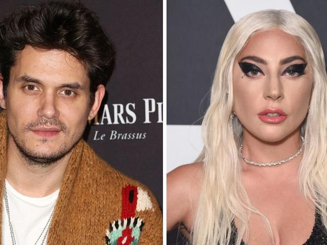 John Mayer and Lady Gaga. Picture: Getty Images.