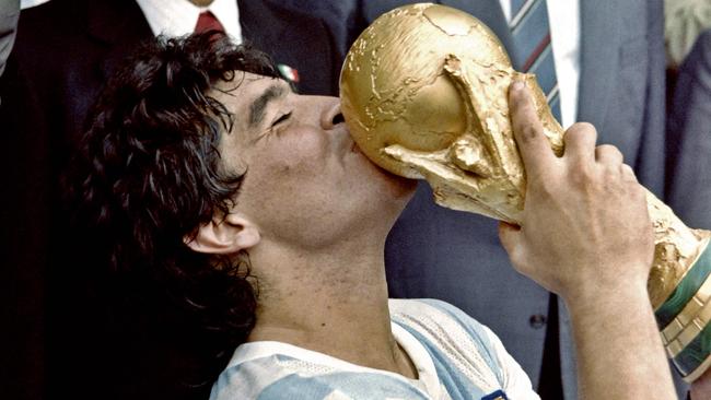 Diego Maradona is considered to be one of the best soccer stars of all time. Picture: AFP