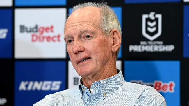 Wayne Bennett knows all about the psychology of the game. Picture: Getty Images