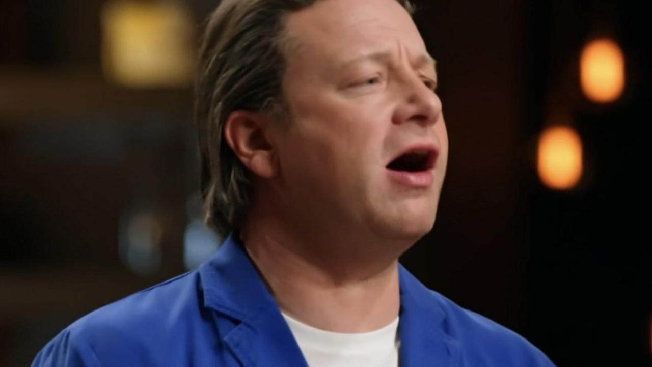 Jamie Oliver was revealed to be a guest host for the first two weeks, and the excitement in the room proved too much for some viewers. Picture from 10.