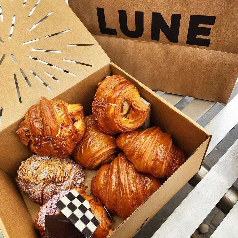 The popular eatery is famous for its crispy signature croissants. Picture: Instagram/nina.joins