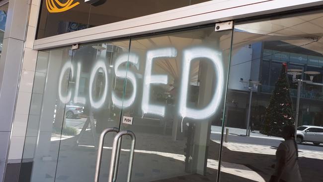 Several Coffs Harbour CBD shops sit empty.