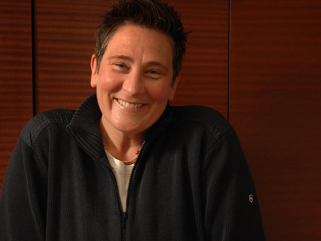 Singer KD Lang during an interview in her hotel suite in Sydney, ahead of her concert tour of Australia.