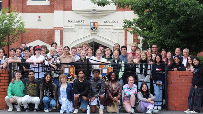 Ballarat Clarendon College top performing VCE students.