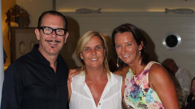 Kirk Pengilly, Wendy Botha and Layne Beachley together at a function.