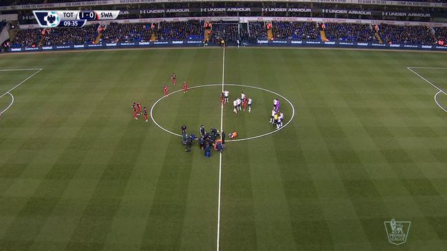 Everyone at White Hart Lane held their breath.