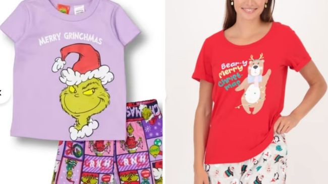 Myer discount christmas pajamas