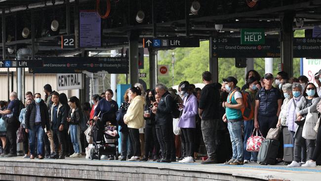 Commuters have experienced numerous delays and cancellations during the dispute. Picture: NCA NewsWire / Damian Shaw