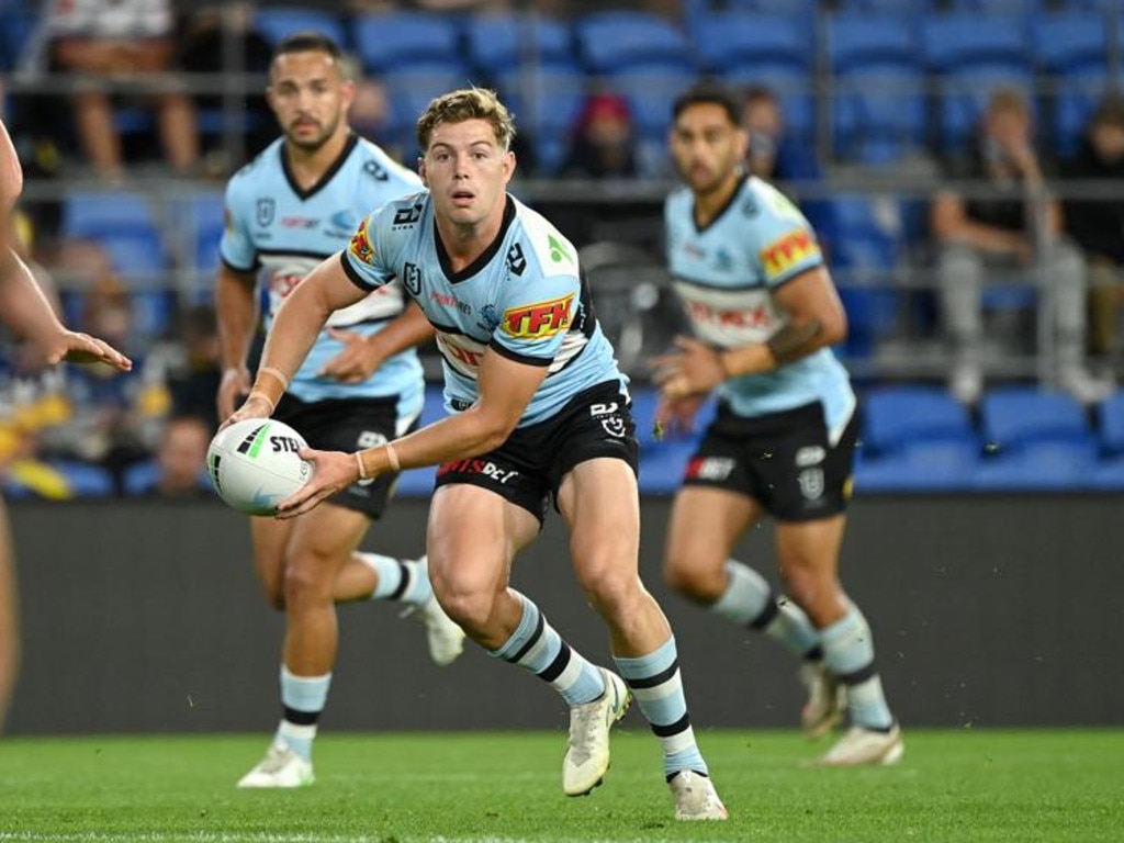 Sharks hooker Blayke Brailey has re-signed with the club. NRL Imagery