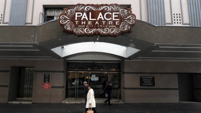 The former Palace Theatre site in 2014 before it was demolished to make way for a Marriott Le Meridien hotel.