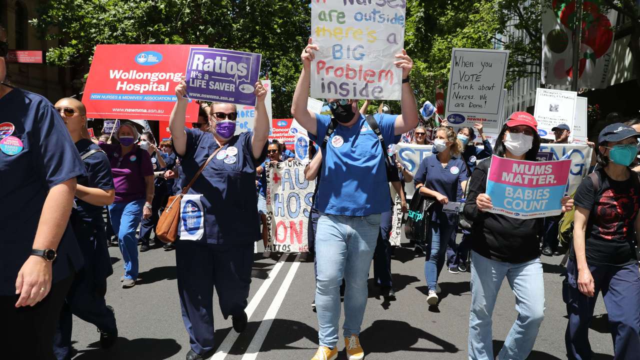 ‘Doing it so tough’: NSW paramedic Tess Oxley opens up on struggle to live week-by-week as health workers strike for pay rise