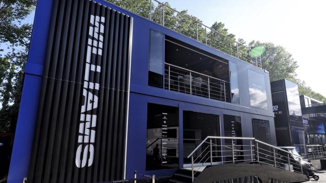 Williams uses trackside generators used to power its motorhome at European races.