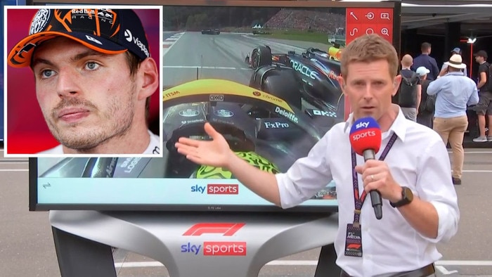 Anthony Davidson said Max Verstappen was clearly at fault.