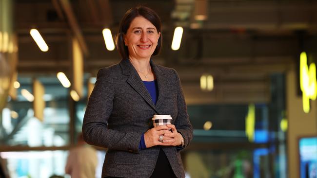 Gladys Berejiklian holds the title of Optus managing director of enterprise and business. Picture: Jane Dempster