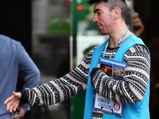 Charity collectors in Melbourne's CBD. Bourke Street. Picture: Mark Stewart