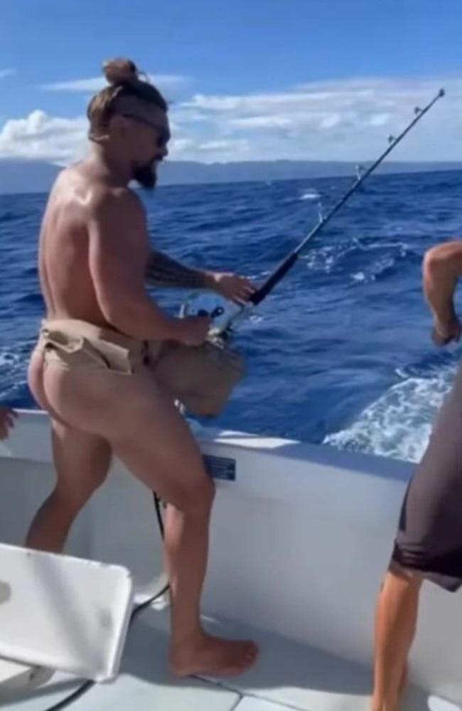 Cheeks out fishing, not a care in the world.