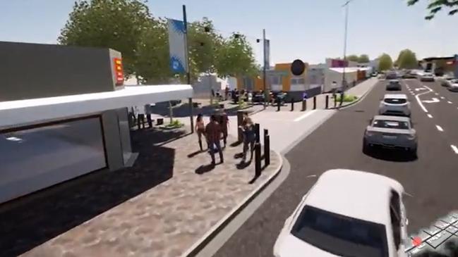 Concept shots of the new-look Prospect Road. Picture: Supplied, Port Adelaide Enfield Council