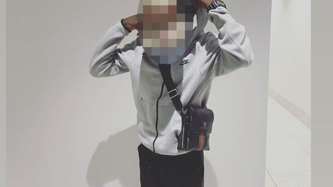 This youth bragged about “making detectives work overtime” as cases pile up. Picture: Supplied