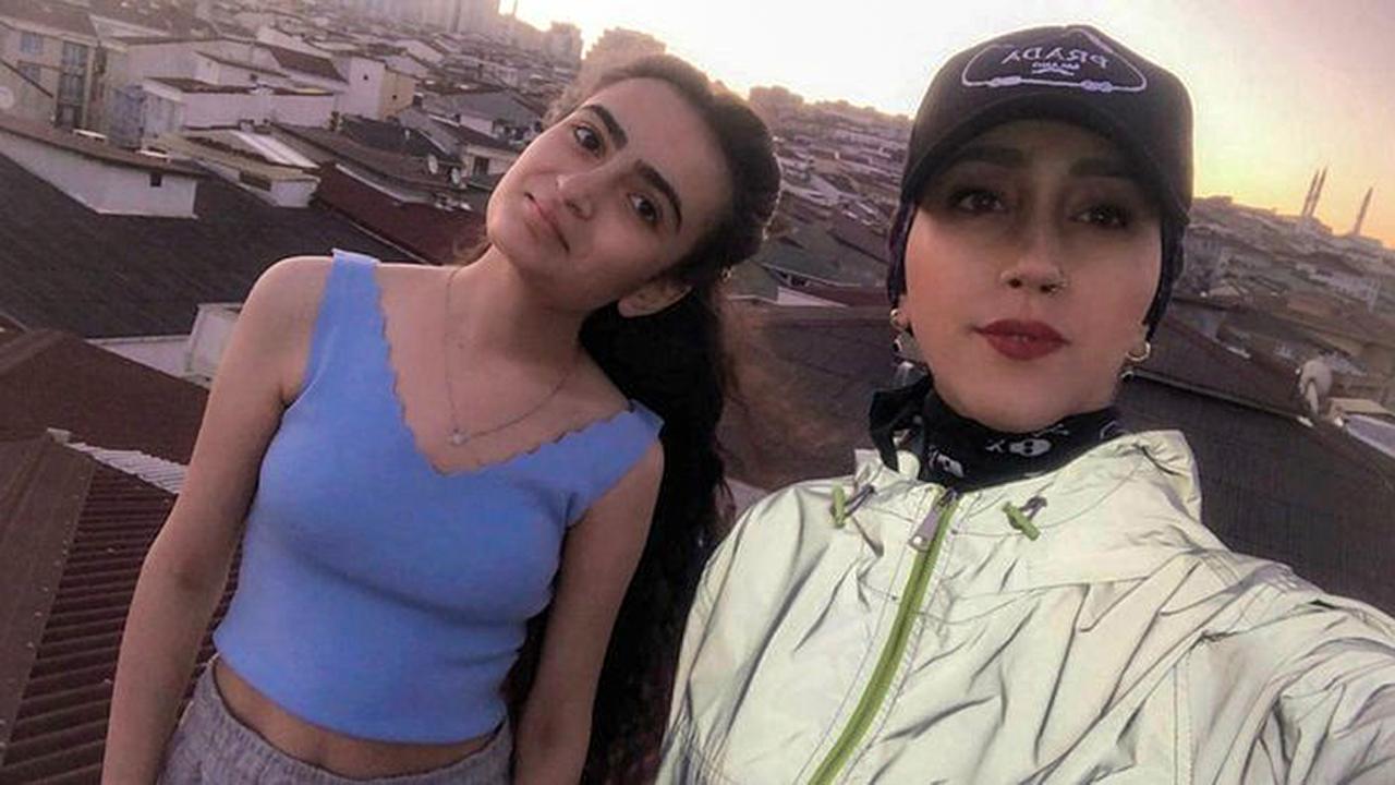 The two cousins had been filming videos for TikTok when Kubra fell. Picture: Newsflash/australscope