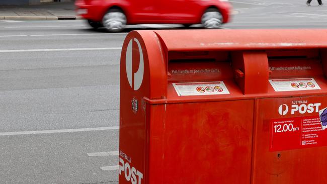 Australia Post’s traditional letters business is in decline. Picture: NCA NewsWire/Kelly Barnes