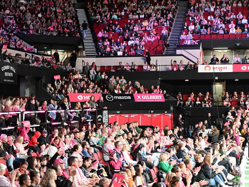 Adelaide Entertainment Centre was packed to the rafters on Saturday night. Picture: Sue McKay/Getty Images