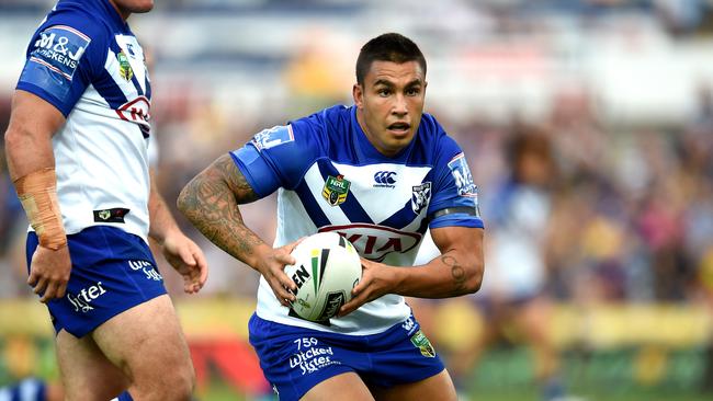 Michael LICHAA. NRL. North Queensland Cowboys Vs Canterbury-Bankstown Bulldogs at 1300smiles Stadium. Picture: Alix Sweeney