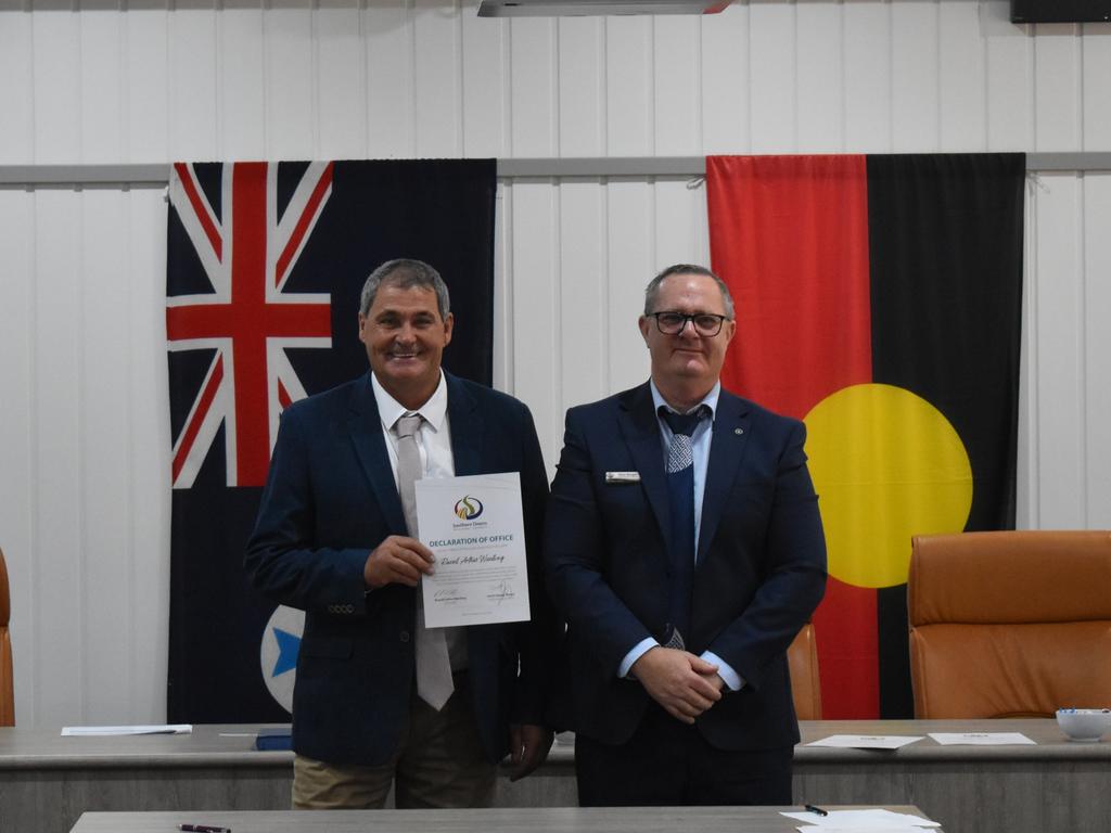 Councillor Russell Wantling from Stanthorpe is over the moon to begin his term on council (Photo: Michael Hudson)