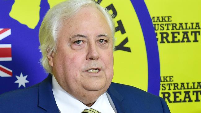 Clive Palmer spent another $2m on advertising in the last week. Picture: Shae Beplate.