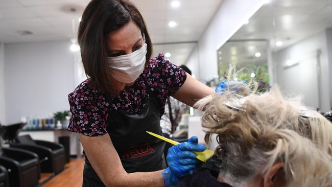 Hairdressers deserve the right to be just as safe as any other member of the community. Picture: AAP/Dan Peled