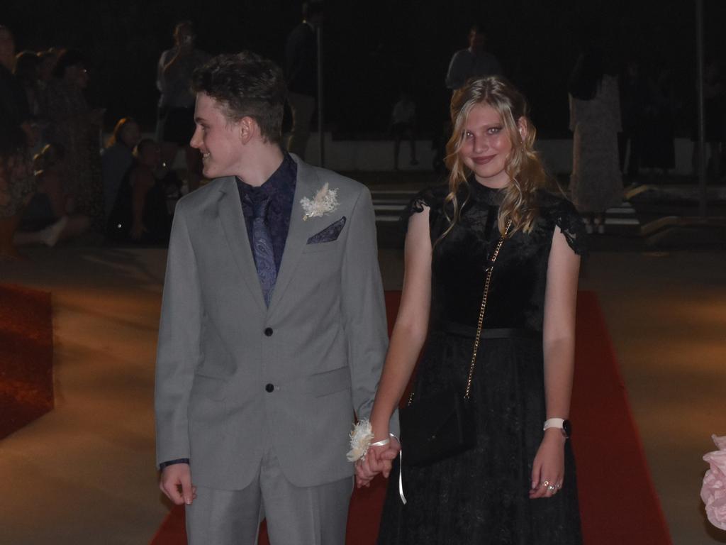 Alyisha Millard and Lucas Grayson at Assumption College Warwick formal