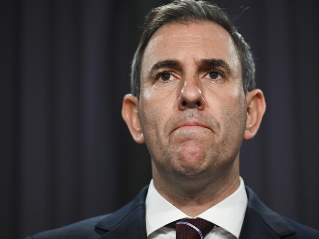 CANBERRA, Australia, NewsWire Photos. June 5, 2024: Treasurer Jim Chalmers holds a press conference to discuss the National Accounts data at Parliament House in Canberra. Picture: NCA NewsWire / Martin Ollman