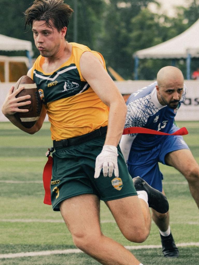 2023 Asia-Oceania Championships. Australia's Flag Football Men and Women. Picture taken from Gridiron Australia Instagram, 28 October 2023